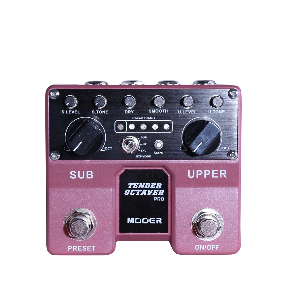 

MOOER Tender Octaver Pro Octave Guitar Effect Pedal Sub & Upper Octaves 4 User Presets Dual Footswitches Electric Guitar Pedal