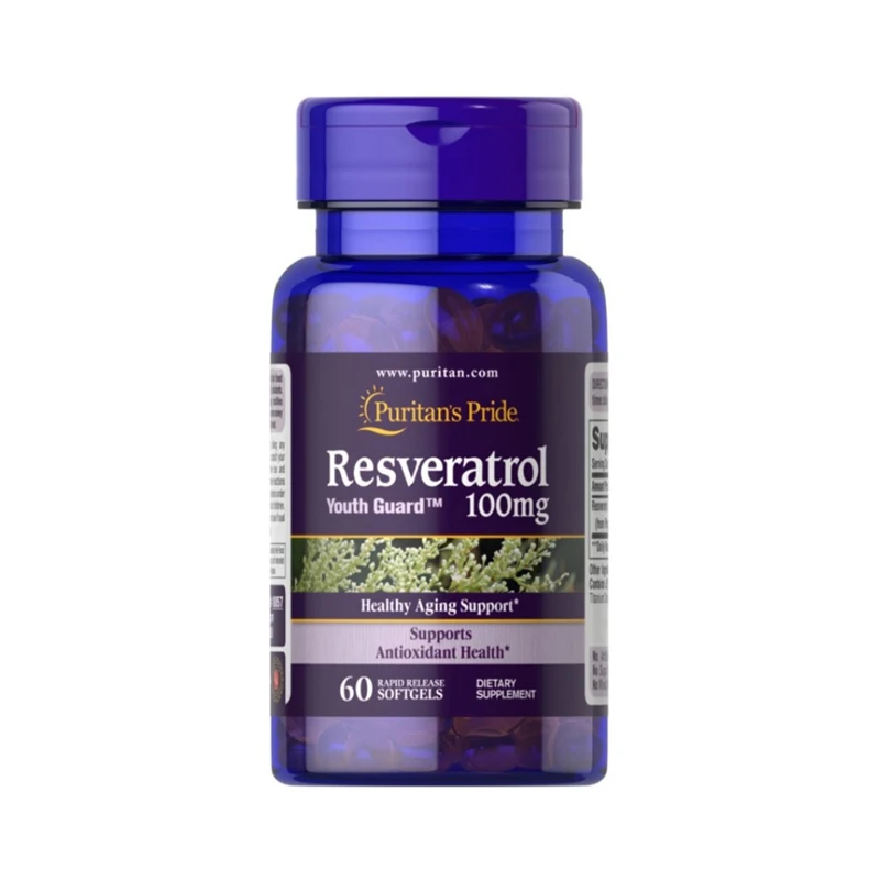 

Antioxidant Health, Resveratrol Extract Softgels, Relieve Joint Discomfort, Enhance Immunity, Cardiovascular Protection