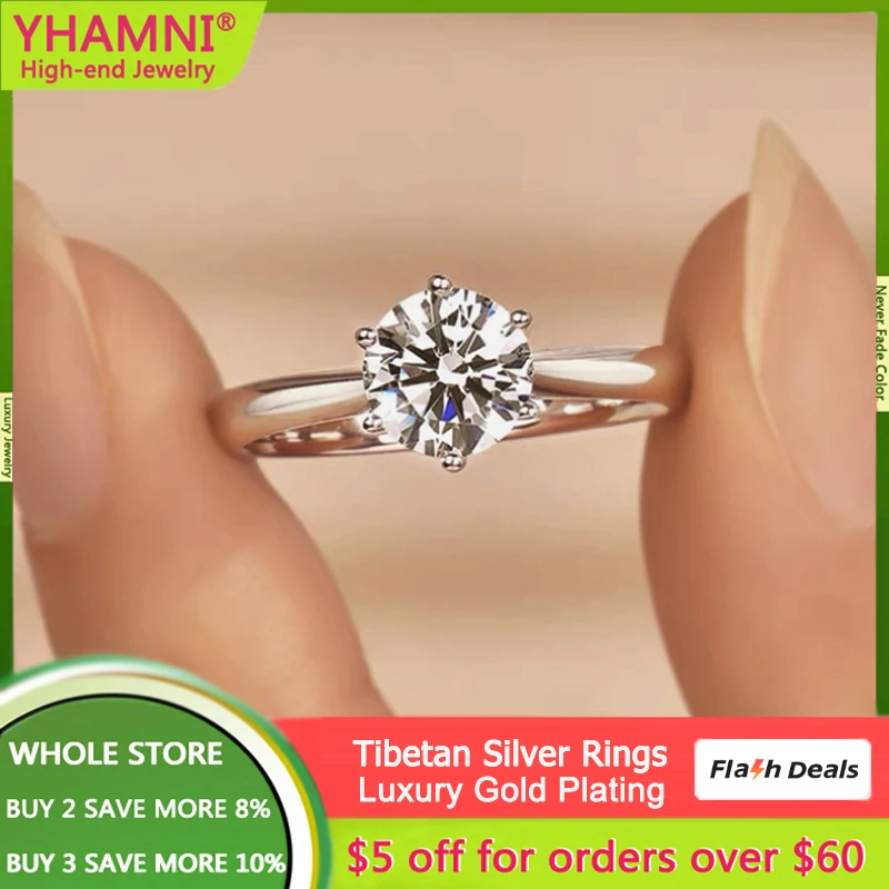 Обручальное кольцо с отделкой из искусственного циркония 6 мм - купить по