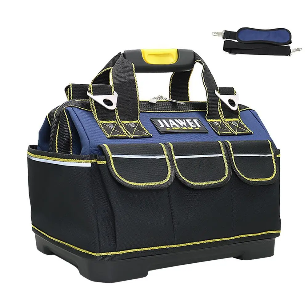 

1680D Oxford Cloth Tool Bag Working Electrician Professional Waterproof Wear-resisting Leather Organizer Multipurpose Tool Bag