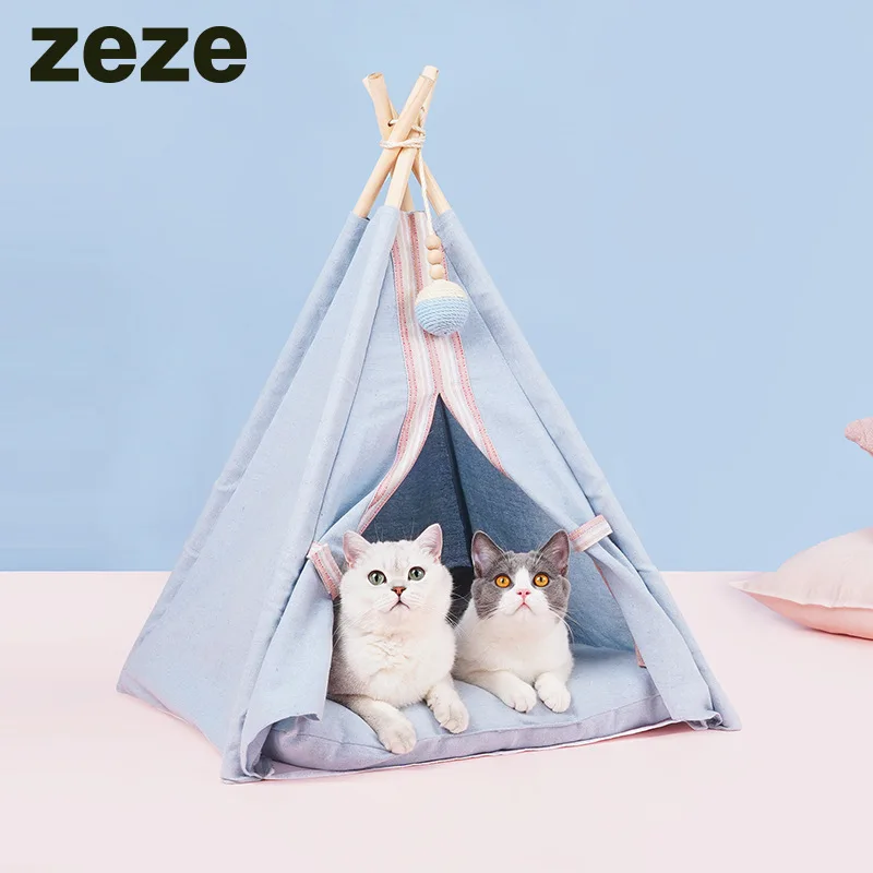 

Tent Cat Litter Four Seasons Universal Cat Bed Cat House Semi-enclosed Villa Pet Supplies