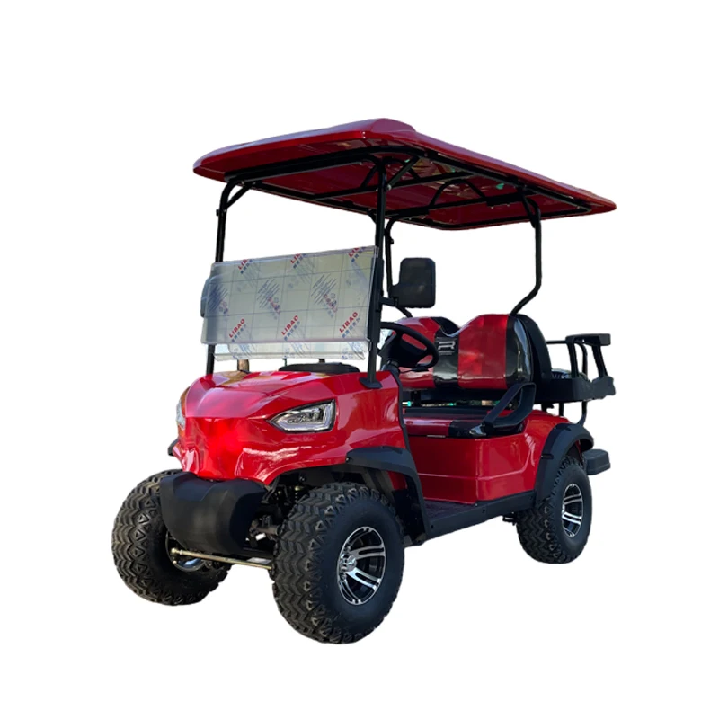 

Brand New Design Factory 2+2 Seater Sightseeing Bus Club Cart Electric Golf Buggy Hunting Car Off Road Electric Golf Cart