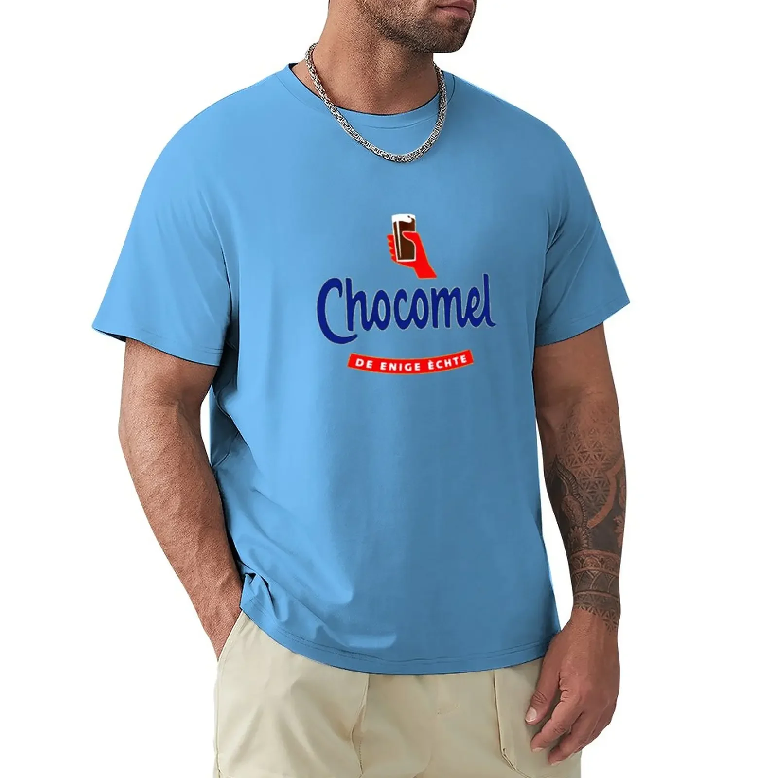 Мужские футболки Chocomel chocolademelk тяжелые