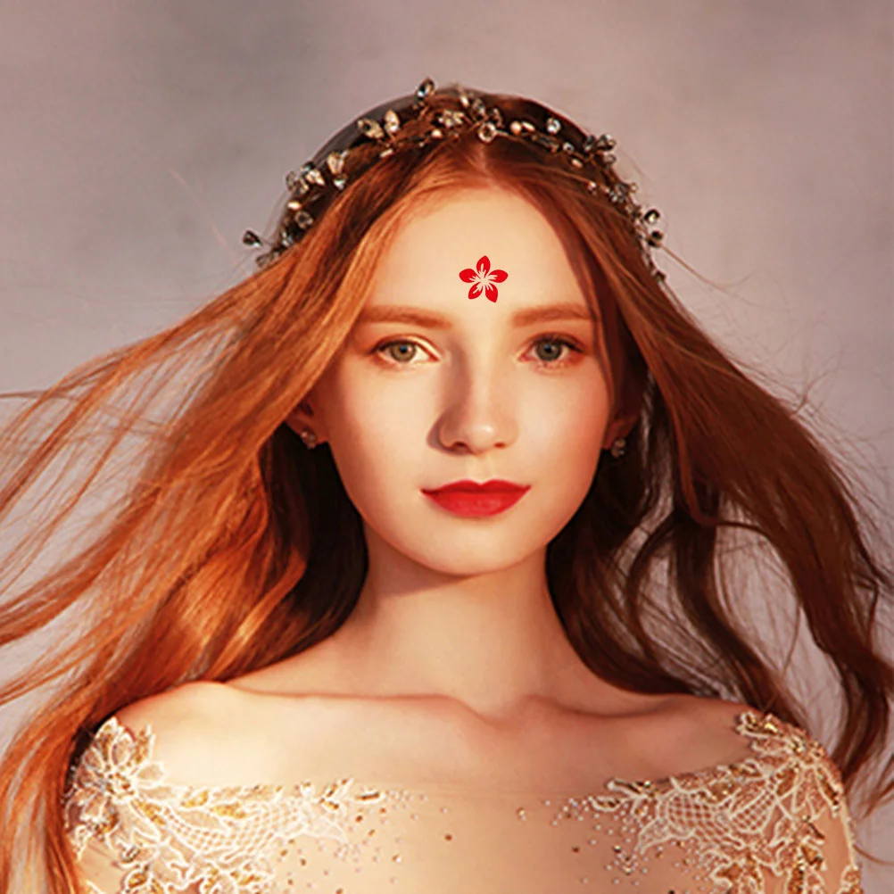 

30 Sheets Stickers Waterproof for Forehead Fake Temporary