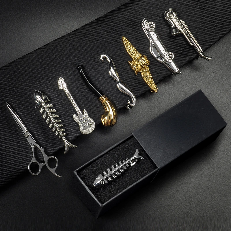 

Зажим для галстука в Корейском стиле мужские деловые золотые серебряные женские зажимы для шеи аксессуары фиксированная простая Свадебная подарочная коробка
