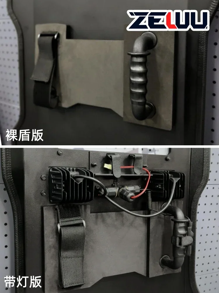 Высокопрочный ударопрочный флэш-щит под полем Live CS Riot Shield Blame Martial Original Design Cos