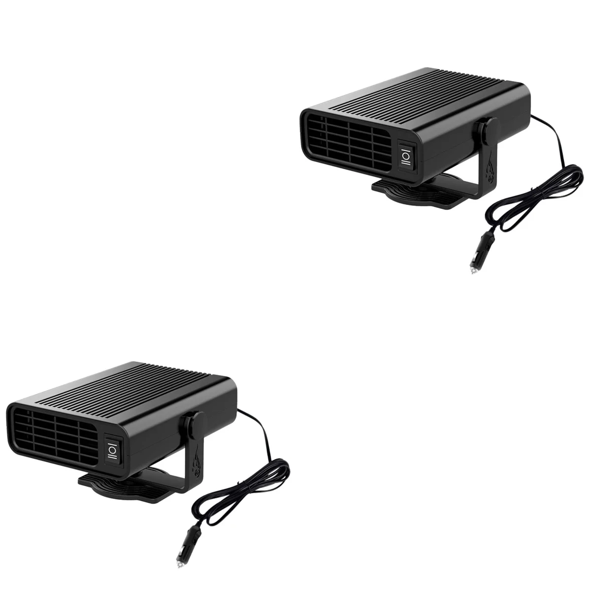 

2 шт. автомобильный обогреватель воздуходувка вентилятор подогреватель автомобиля зимний обогреватель Abs Авто Снег дефоггер