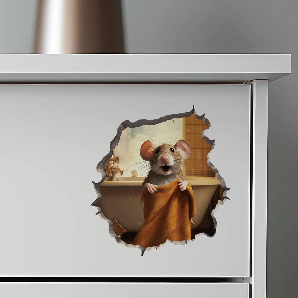 

Настенная наклейка мышиное отверстие Duruibom