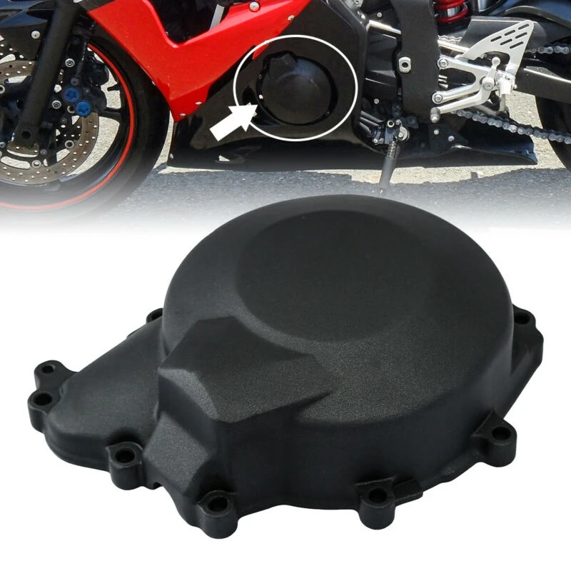 

Motorcycle Left Engine Stator Crank Case Cover for Yamaha YZF R6 2003-2005 YZF R6S 2006-2010