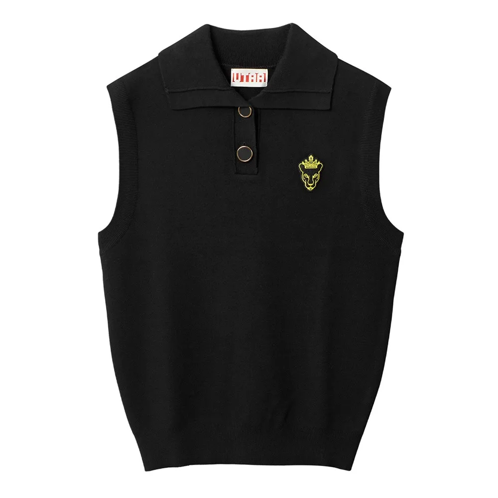 

"The Trendy Women's Knitted Vest! The Brand's Carefully Designed, Extremely Simple Style, Personalized and Luxurious Golf Top!"