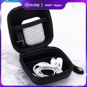 

RYRA USB Data Cable Storage Bag Zipper Earphone Headset Cover Protector Mini Portable Zipper Headphone Case Earbud Box Organizer