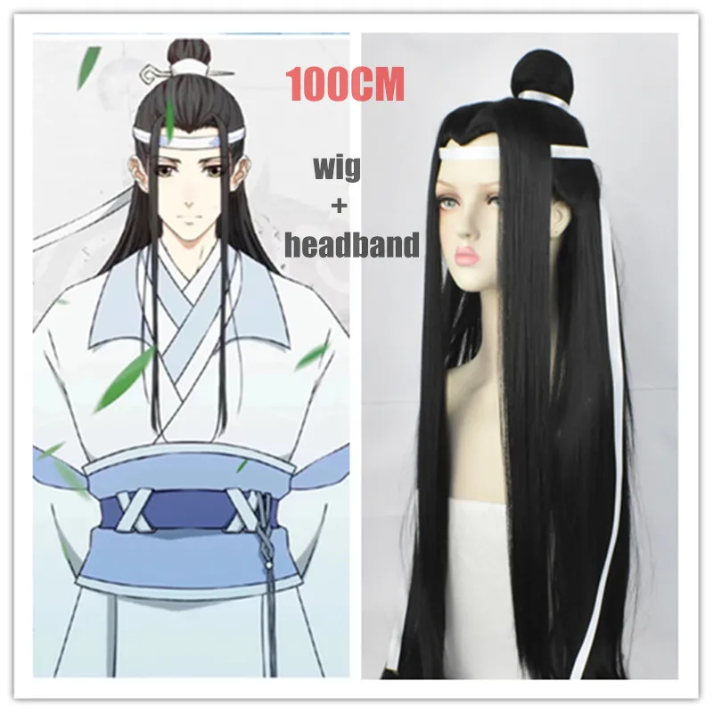 

Anime Mo Dao Zu Shi Lan Wangji Wig The Untamed Lan Zhan Cosplay Wig The Grandmaster of Demonic Cultivation Cosplay Hanfu Props