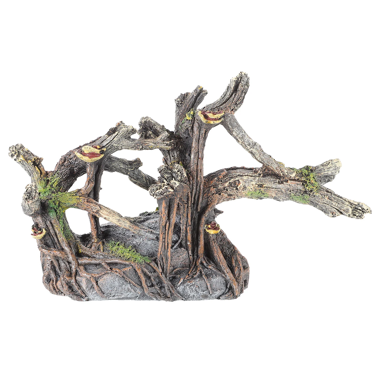 

Fish Tank Aquarium Resin Decor Tree Decorationdriftwood Hideout Ornament Cave Betta Wood Shrub Artificial Log Landscape