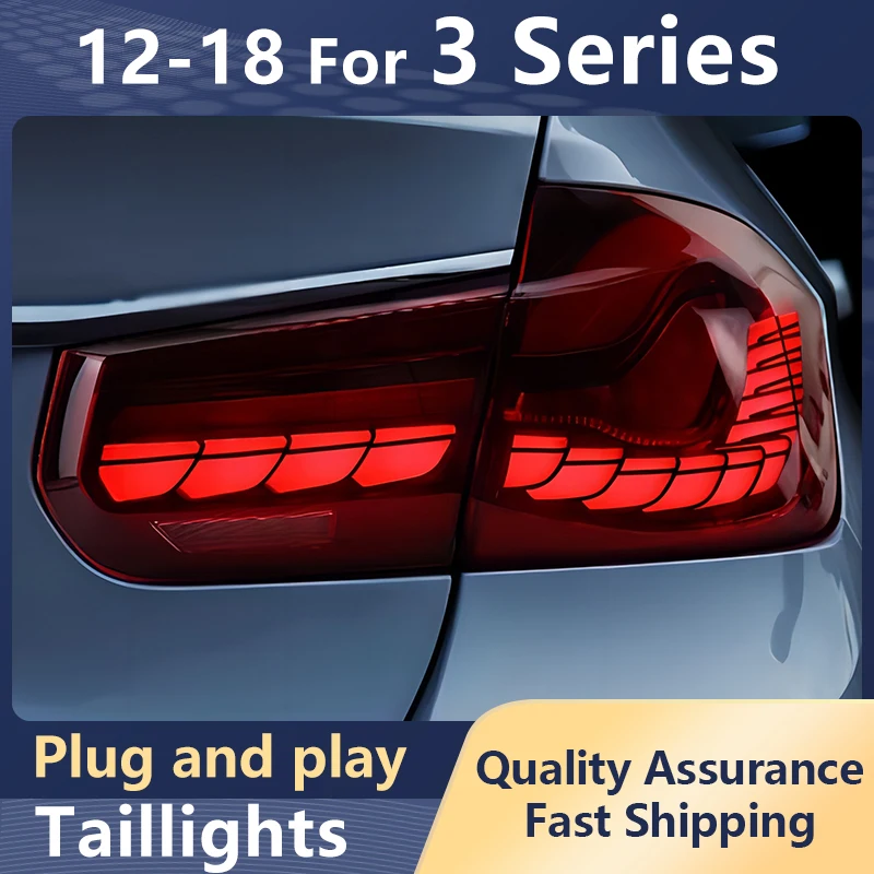 

Car For BMW 3 Series Taillights 2012-2018 F30 F80 320i 325i M4 LED DRL Turn Signal Lamp Brake Reverse Tail Lamps Accessories