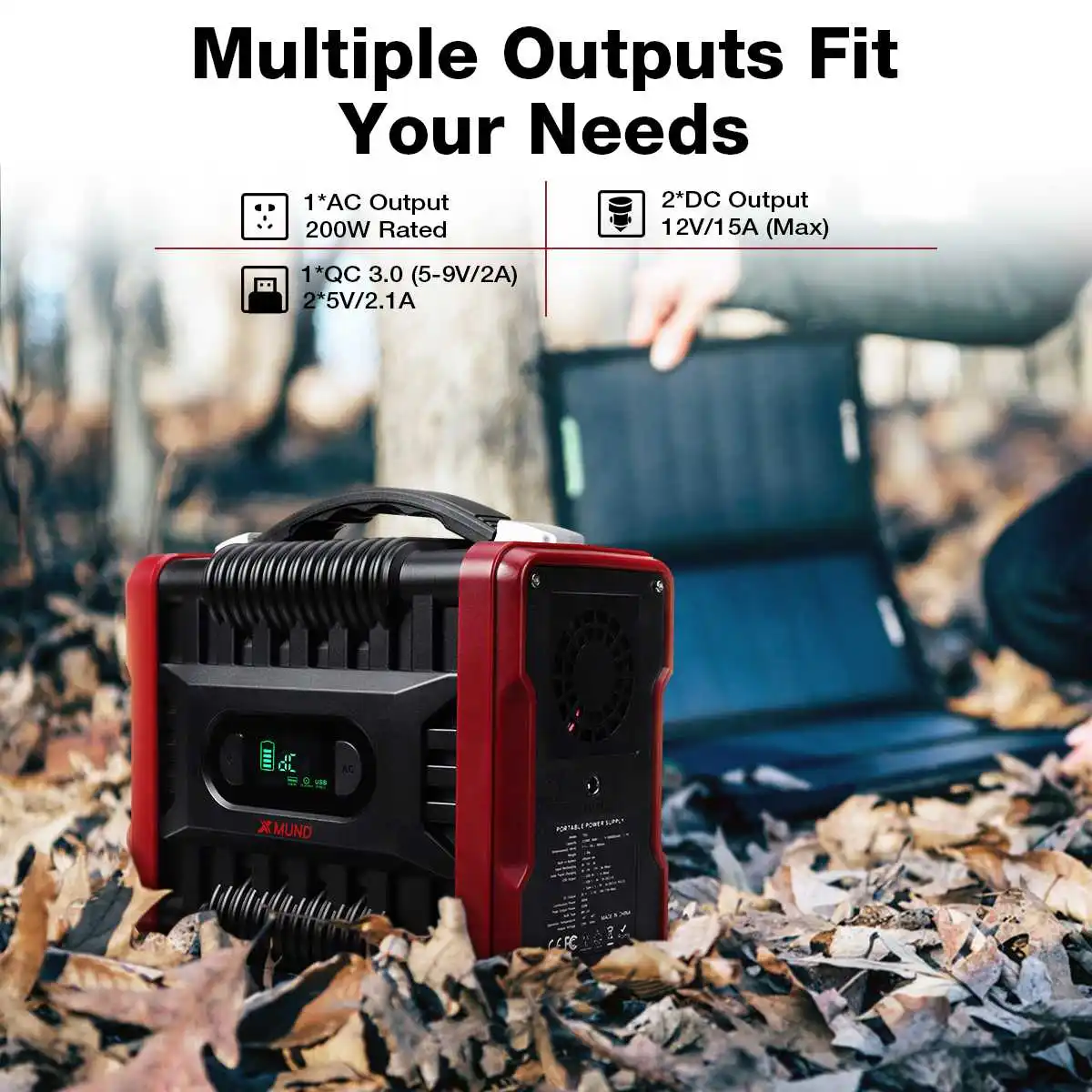 Портативная электростанция 220 В 60000 мАч внешний аккумулятор для автомобиля