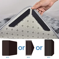 8pcs anti slip sticker for carpets washable rug tape keep area rug flat grips carpets dual sided reusable for hardwood floors