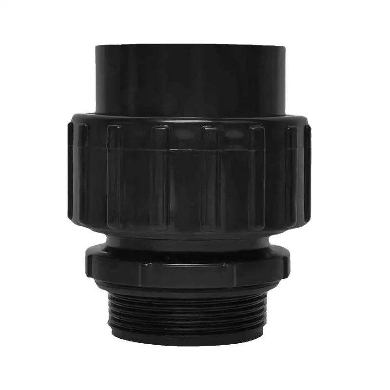 

Male Thread Union Water Pipe Connector UPVC Tube Thread Hex Nipple Union Equal Dia Joints Adapter Garden Irrigation Fittings