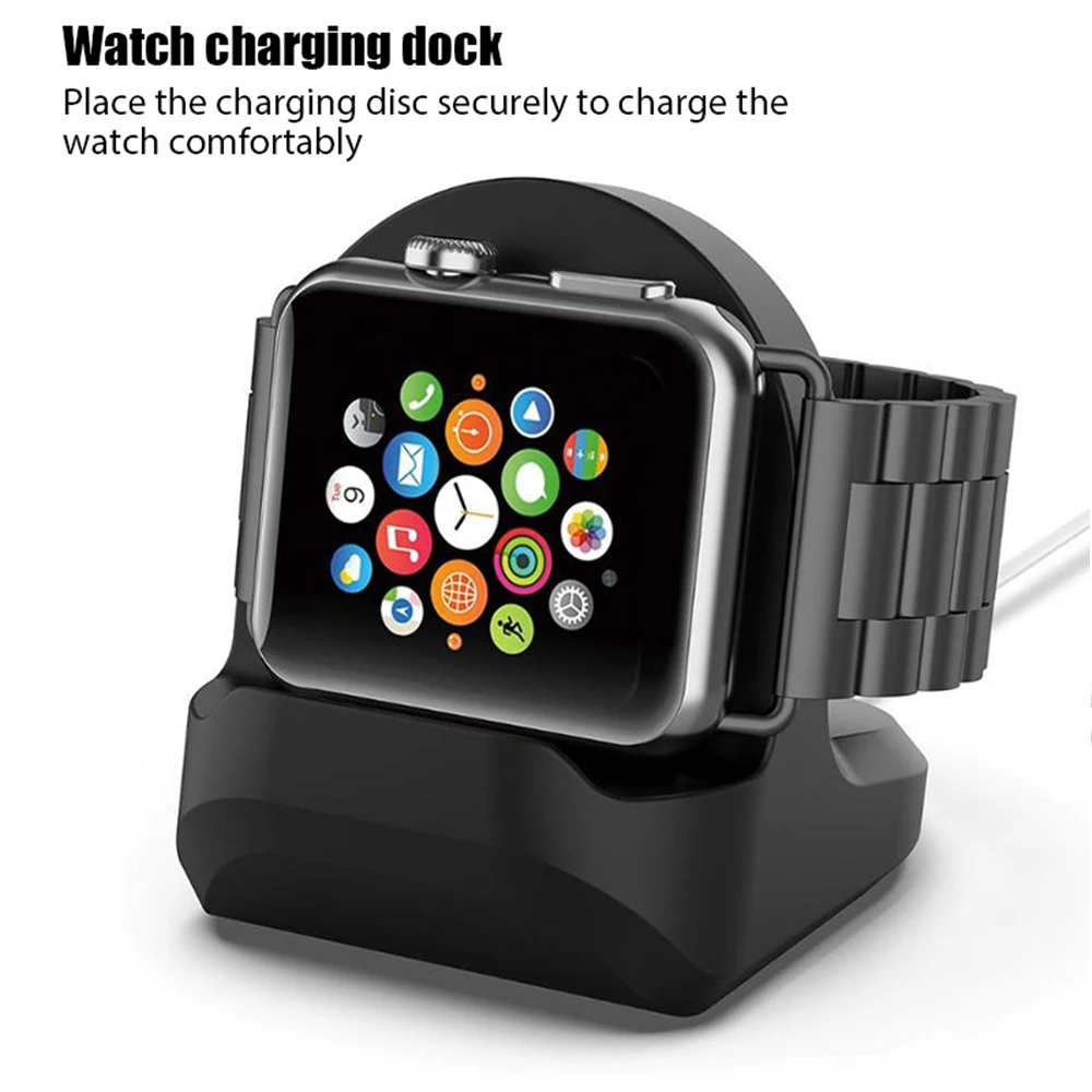 Портативная зарядная подставка-держатель для iWatch серии 1/2/3/4 зарядный кабель Apple