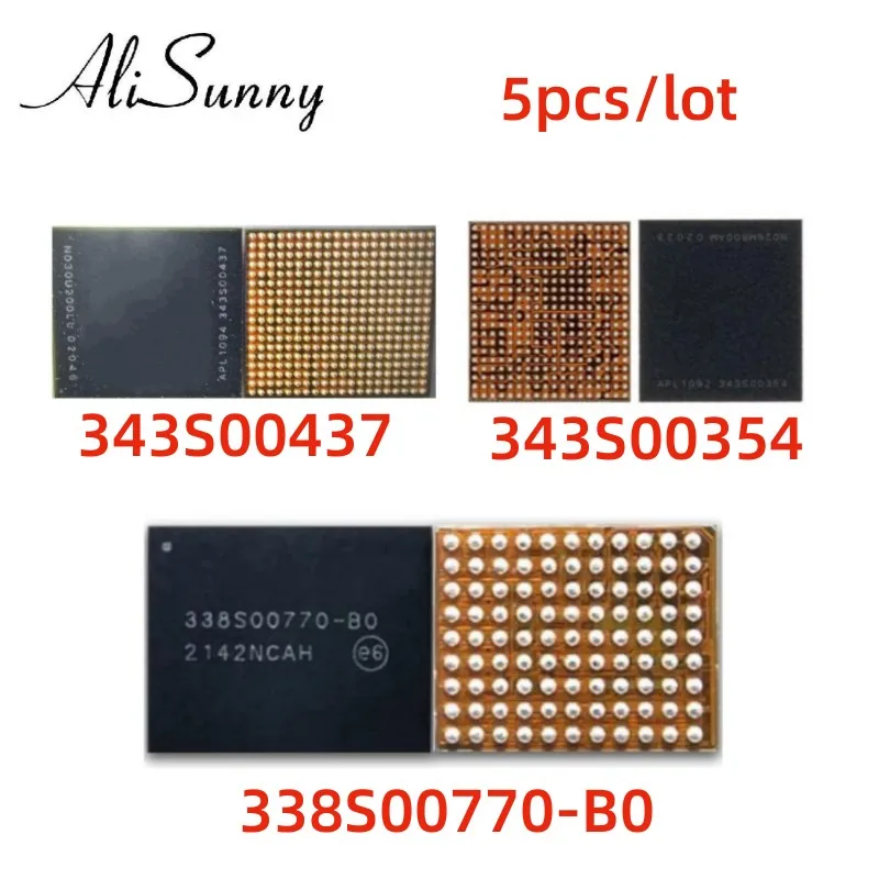 

5pcs 343S00354 343S00437 338S00770-B0 Big Power iC for iPhone 11 12 13 Pro Max PMU Pmic Fix Parts