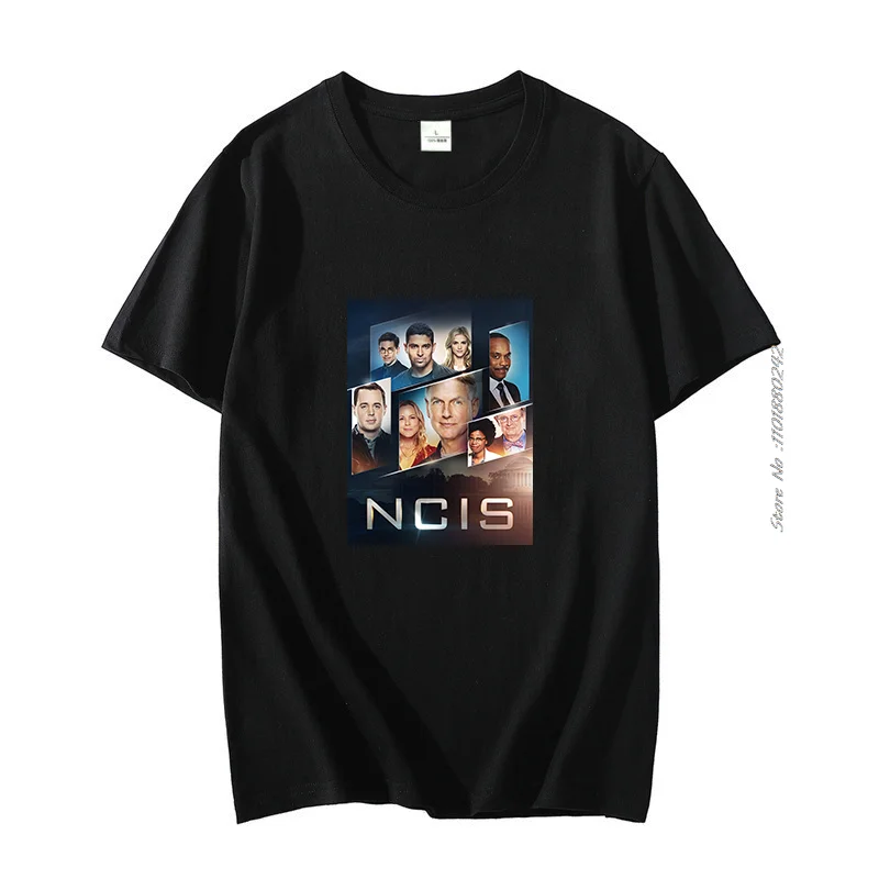 Винтажные Футболки с графическим принтом Ncis футболка оверсайз унисекс топы в