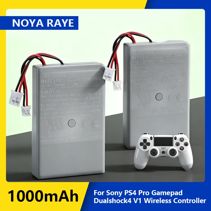 Фото Аккумулятор 1000 мАч для геймпада Sony PS4 Pro Dualshock4 V1, беспроводного контроллера CUH-ZXTIE, CUHZCTIU, PS4 для CUHZCT2, CUH-ZCT2E №1