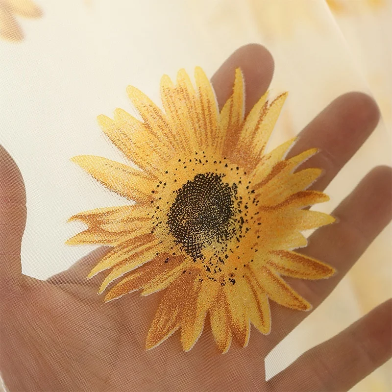 Тюль с подсолнухом 100*200 см