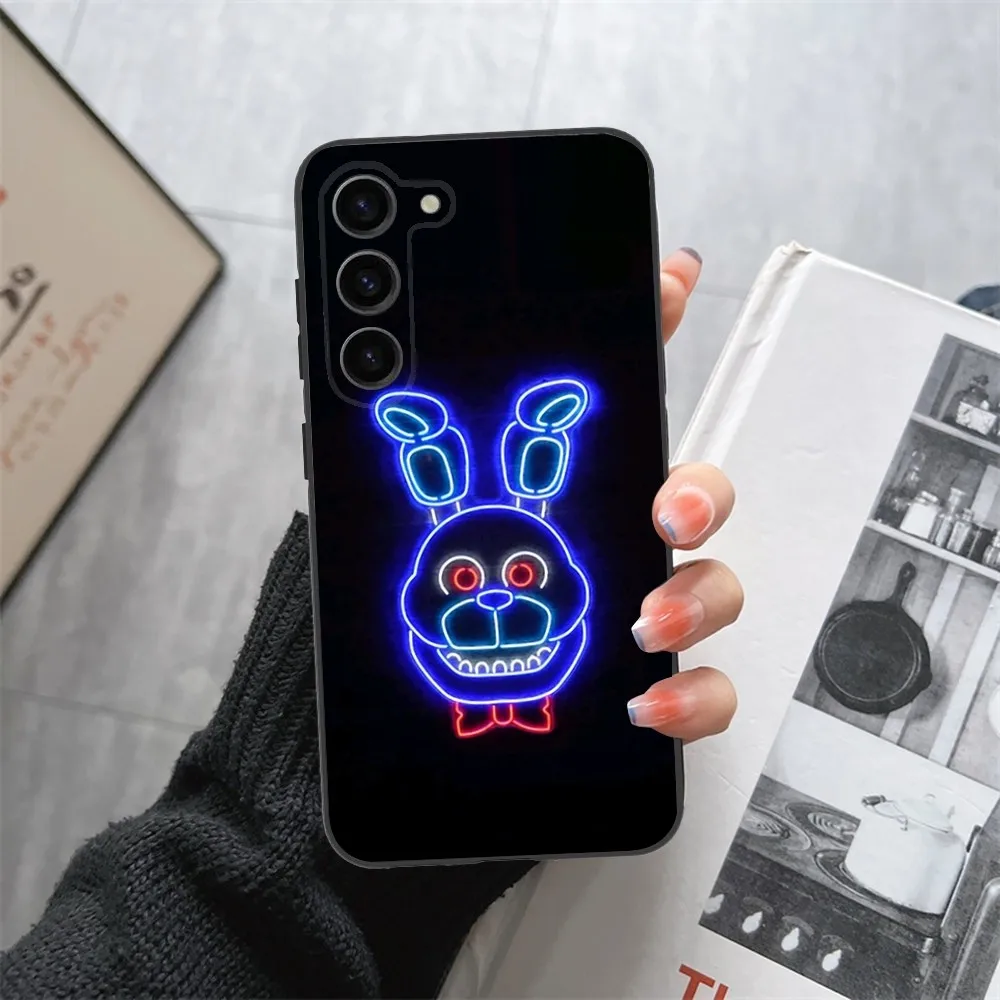 F-Fnaf Game Five Nights Phone Case For Samsung Galaxy A13 21s 22 31 32 52 53 71 80 91 Black Soft Cover