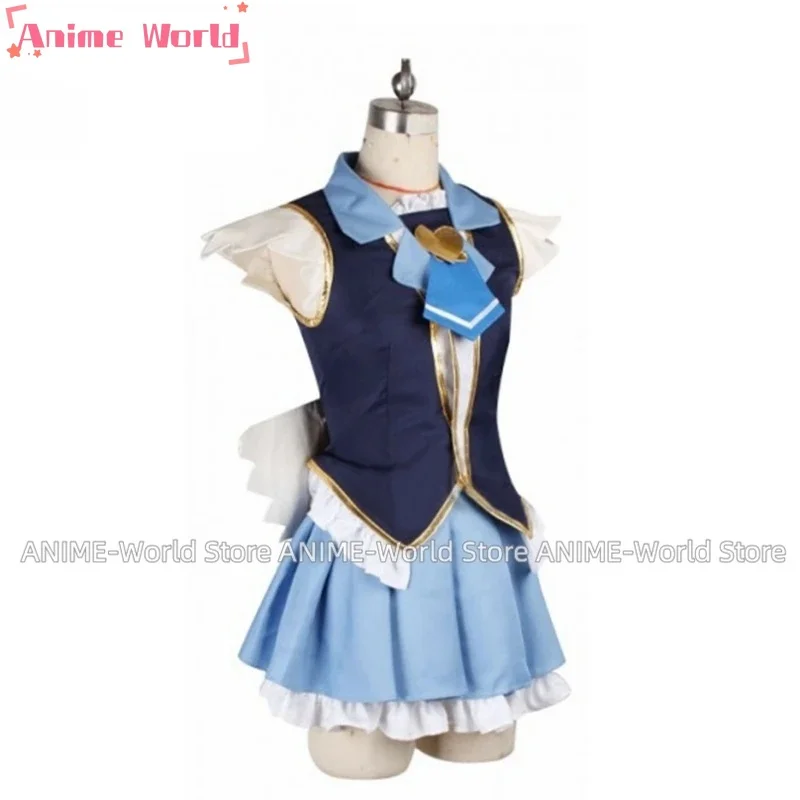 《Custom size》Shirayuki Hime Cosplay Costume Princess Pretty Cure Adult Kids