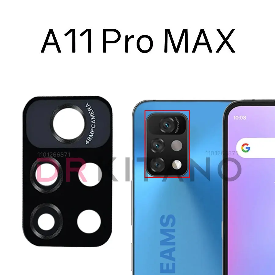 Стеклянный объектив задней камеры для UMIDIGI A7 Pro A7S A9 A11 MAX A11S BISON GT2 5G X X10 F2 S5 Замена +