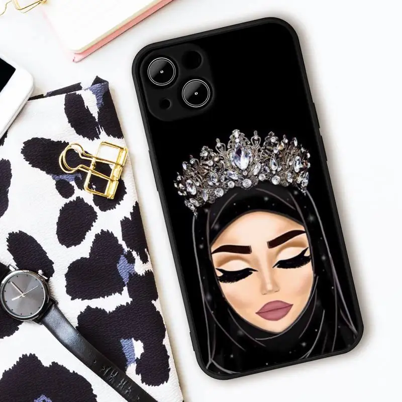 Женский хиджаб для iphone13 12 Pro 11 Max X XR Mini XS MAX 7 8 plus 6s |