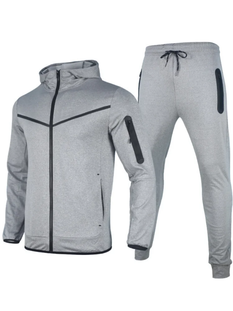 

Новый спортивный костюм для мужчин, мужской спортивный костюм, мужской спортивный костюм с капюшоном, модные костюмы, тренировочный костюм ...