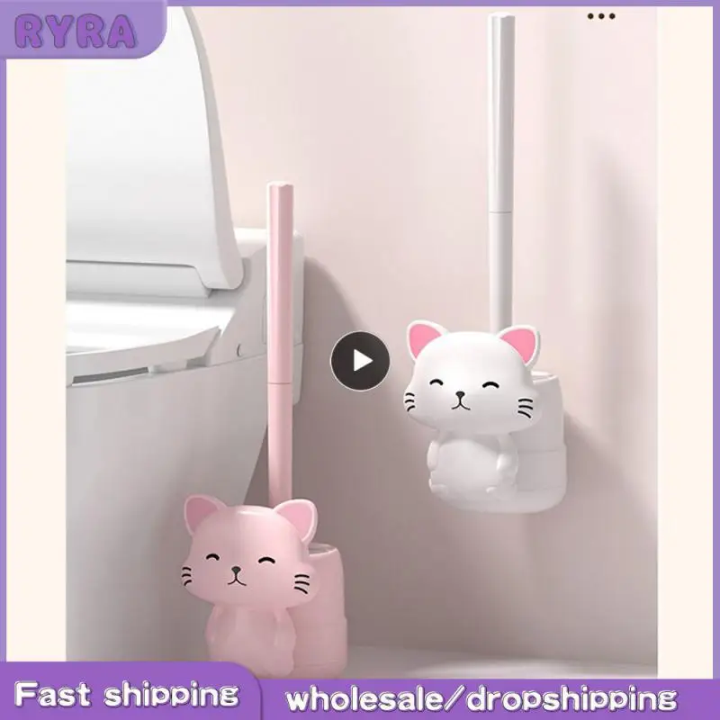 

Набор Щеток Для Унитаза без мертвых углов, настенная щетка для уборки, приседаний, ванной комнаты, с длинной ручкой, аксессуары для дома и ванной комнаты