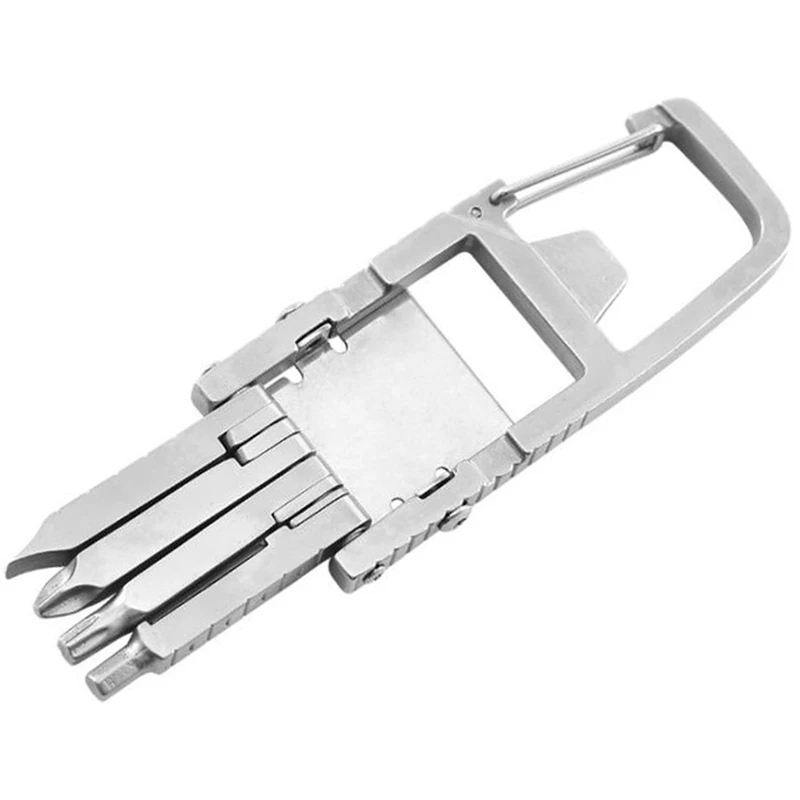 

Многофункциональный гаджет, инструмент из нержавеющей стали, Комбинированный держатель, складной открытый инструмент, открывалка для буты...