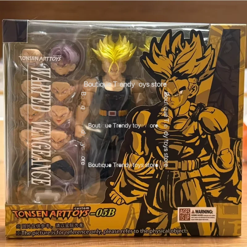 Фото В наличии: Фигурки Tonsenarttoys Kamione Trunks 05a 05b, Dragon Ball Z Super Saiyan SSJ SSJ2, аниме-фигурки Транка, модели игрушек №3