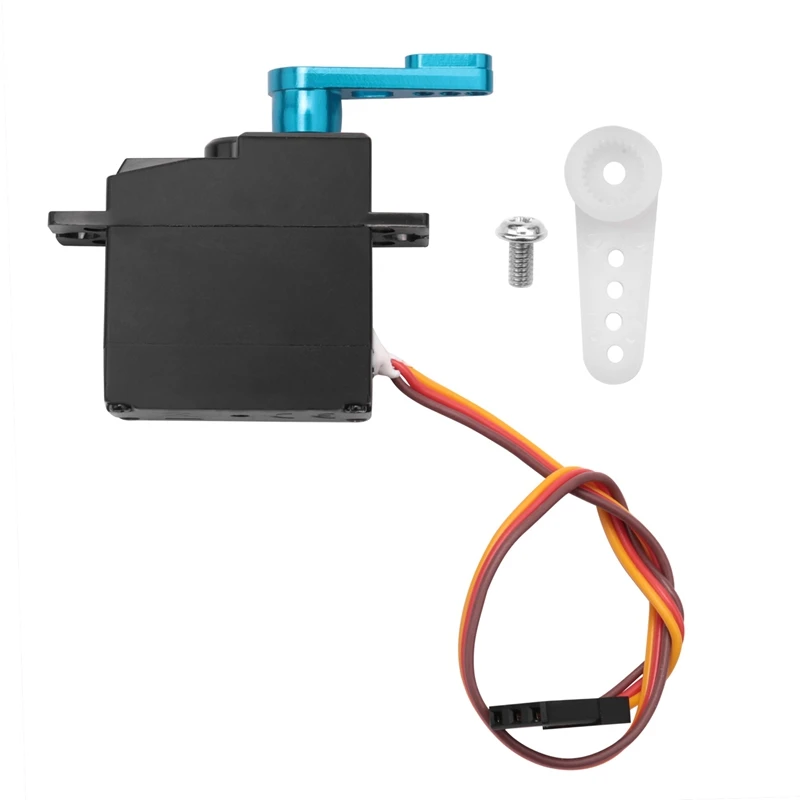 Трехпроводной сервопривод с металлической шестерней для Wltoys 144001 A959-B A979-B RC Off Road Car