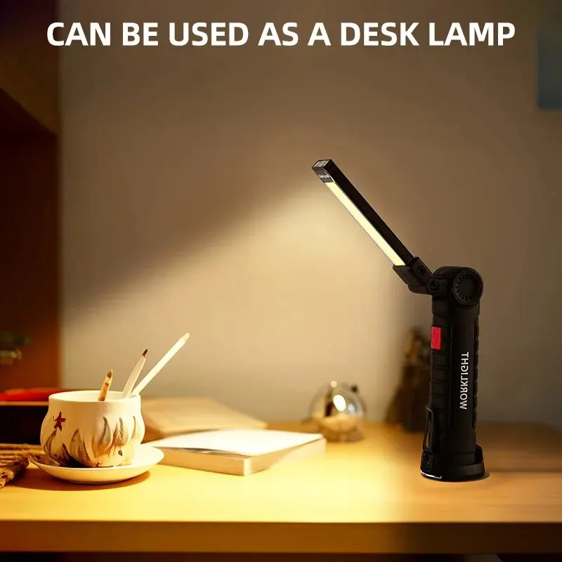 Перезаряжаемый USB-фонарик Для Кемпинга С Магнитным Основанием И Крючком