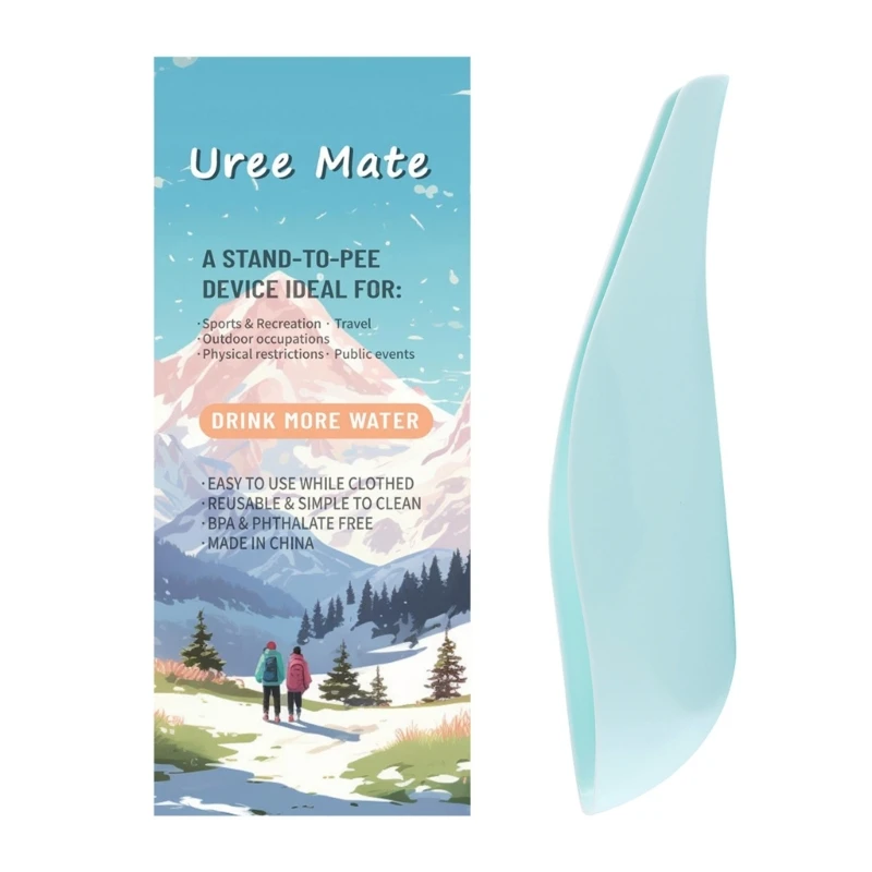 

Женское устройство для мочеиспускания, женский стоячий писсуар, воронка для путешествий, кемпинга, T3EF