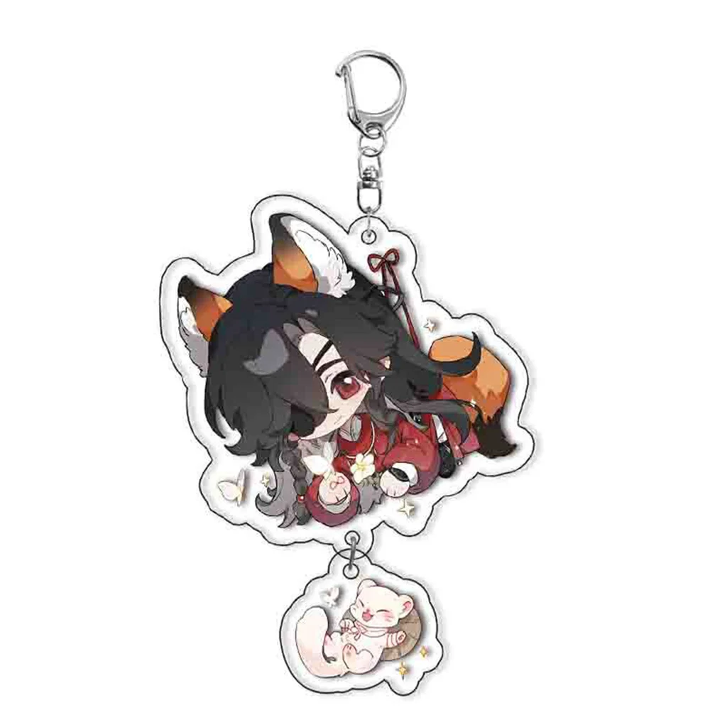 Аниме Tian Guan Ci Fu Косплей Heaven Official's Blessing Xie Lian Hua Cheng Брелок Акриловый Реквизит