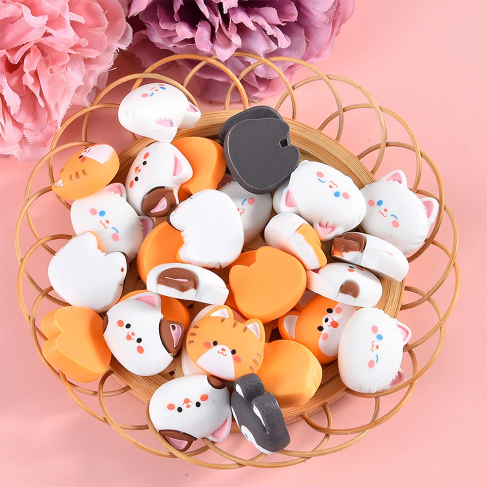 

Кабошоны из смолы "Кошка, собака", 10 шт.