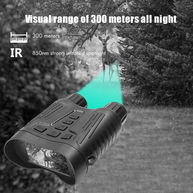 

Охотничий бинокль, телескоп с 8-кратным цифровым зумом, бинокль 4K со встроенной литиевой батареей, 1 комплект