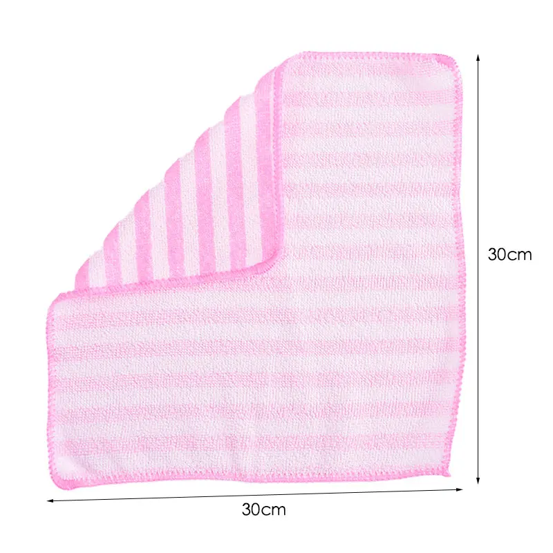 5 шт. тряпки для мытья посуды салфетка двойная тряпка очистки стекла кухни