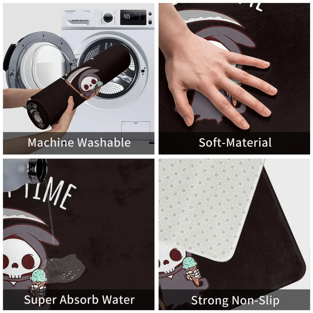 Игровой коврик для ванной Blade &amp Soul ролевых игр фланелевый мат прихожей Scythe