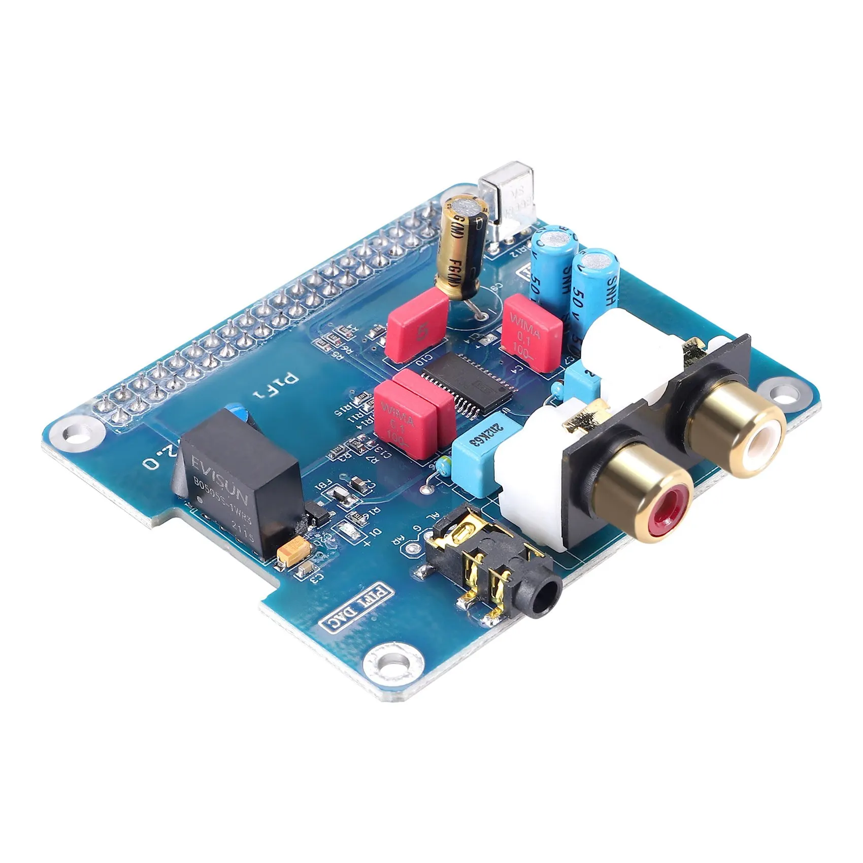 PIFI Digi + HIFI аудио модуль звуковой карты интерфейс I2S для 3 2 модели B цифровая