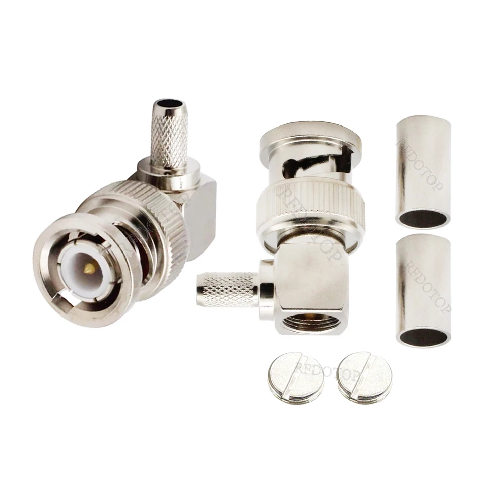 10 шт./партия коннекторы BNC для коаксиальных кабелей 50-3 мм