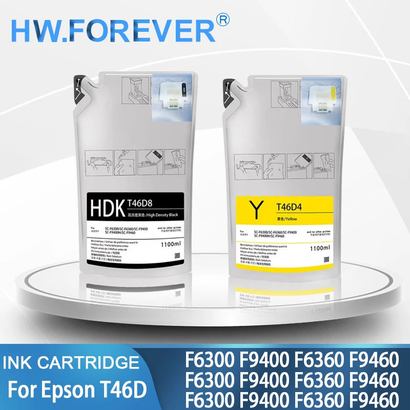 Для Epson T46D T46D1 T46D2 T46D8 картридж с чернилами пигментные красящие чернила для