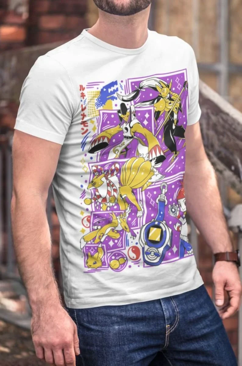 Фото Camiseta Renamon camisa de Relemon Sakuyamon Taomon Rika Nonaka №2