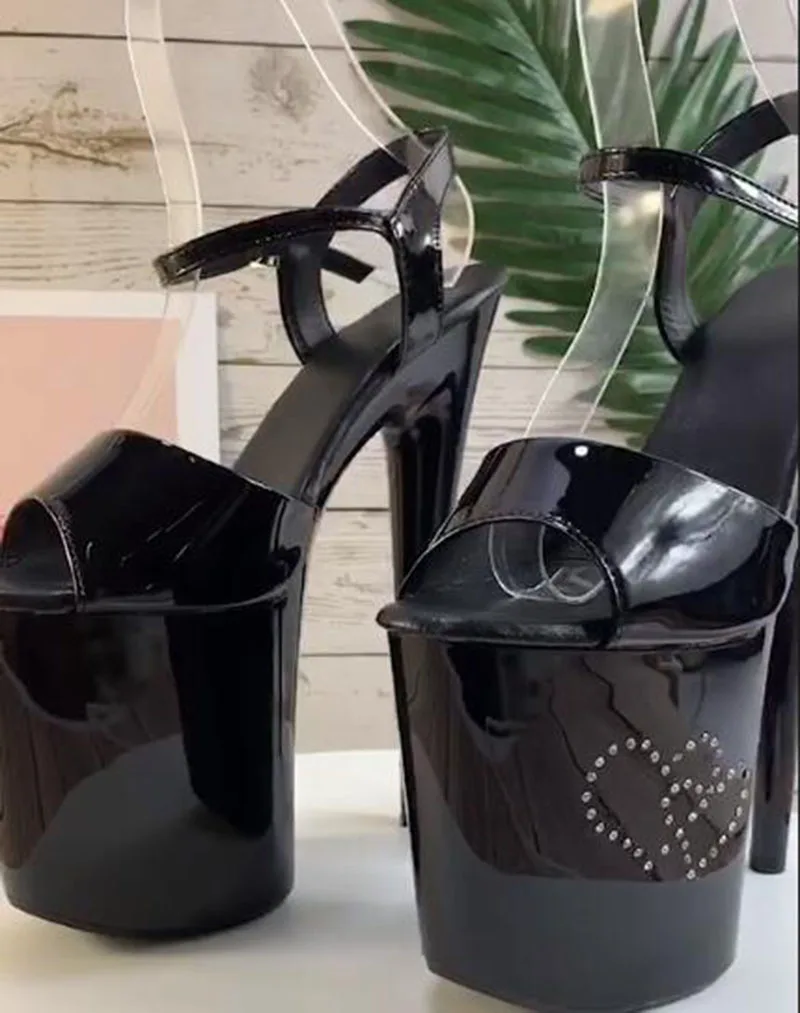 LAIJIANJINXIA Новинка 20 см/8 дюймов PU верхняя мода сексуальные экзотические высокие