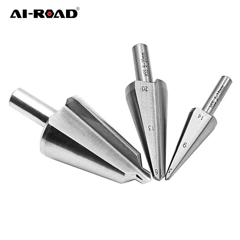 

3Pcs 6mm/8mm/10mm Shank Umbrella Chamfer Drill HSS Taper Drill Bit Umbrella Cone Cutter 16mm-30mm 5-20mm 3-14mm