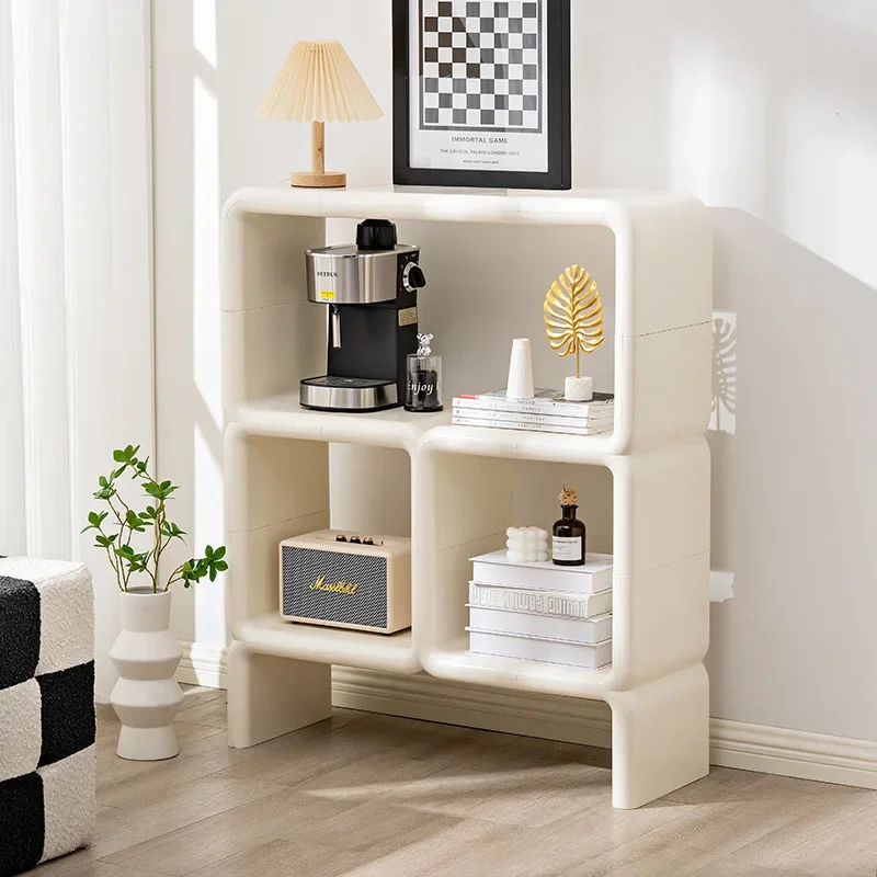 Детские книжные шкафы белый минималистичный Органайзер в стиле индастриал для