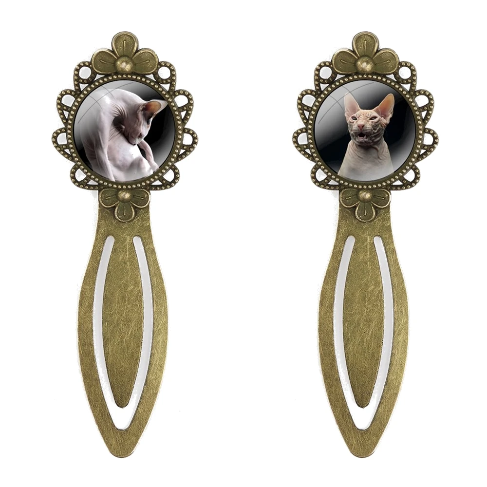 

Креативные металлические закладки подарок для друзей канцелярские принадлежности для школы офиса Сфинкс Кошка